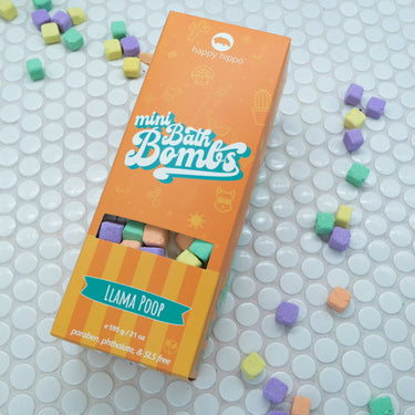 *New Size* Llama Poop Mini Bubble Bombs- Box