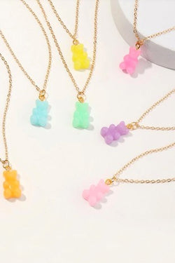 Gummy Bear Pendant Necklace