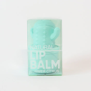 Teal Cactus Lip Balm 100% Natural SUMMER CITRUS