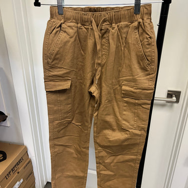 CARGO POCKETS PULL UP PANTS