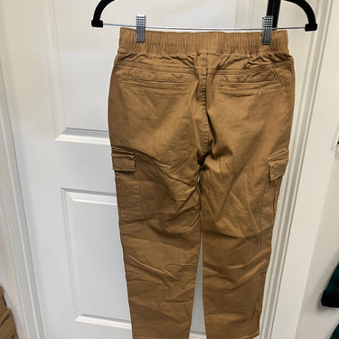 CARGO POCKETS PULL UP PANTS