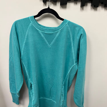 FRENCH TERRY PULLOVER WITH POCKETS