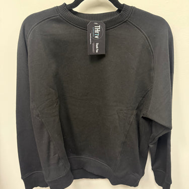 Round neck Ribbed Raglan Sweatshirt