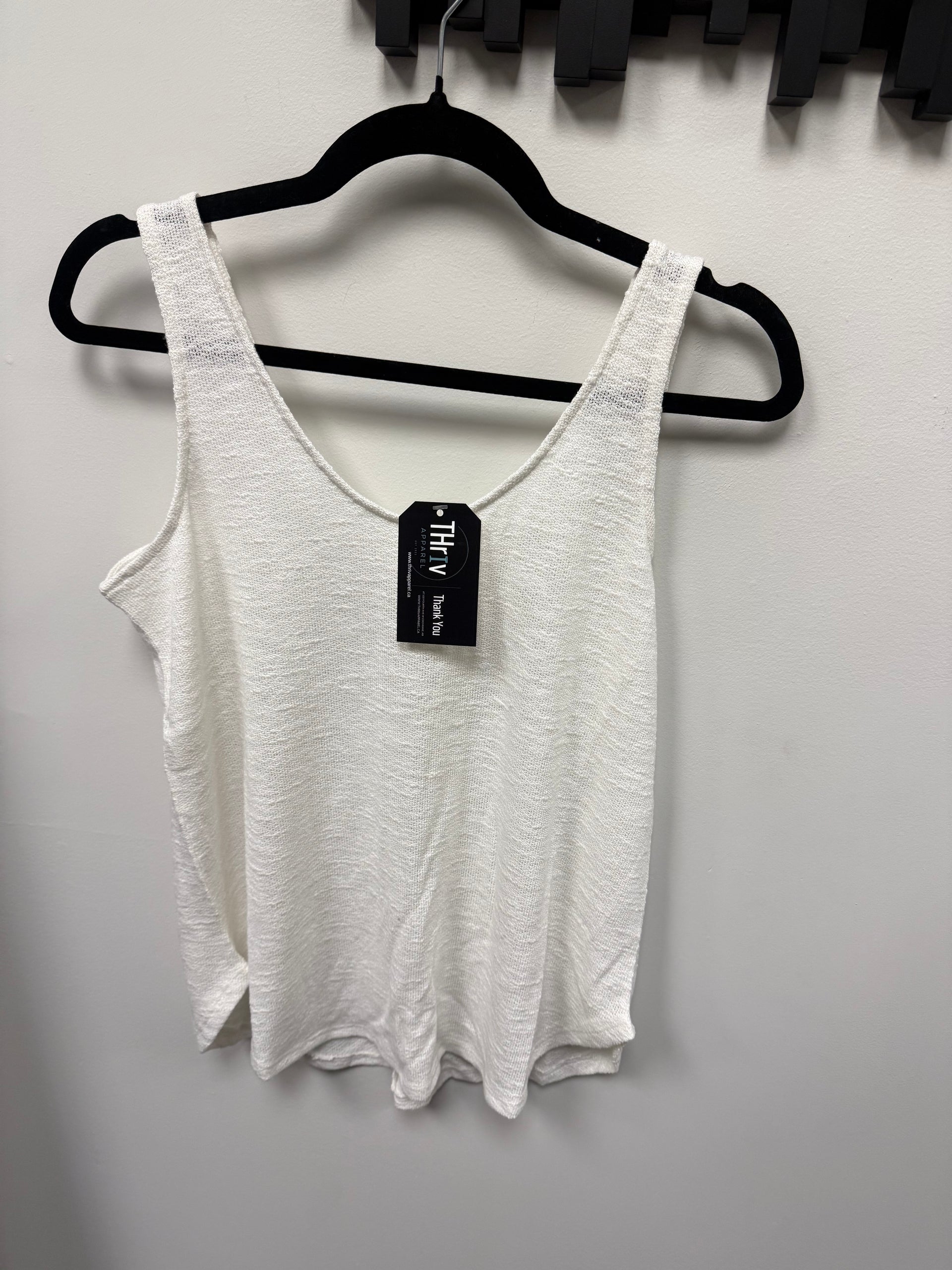 MULTIPLES Women's Double Scoop Neck Tank Top With Slimming Tummy Control Panel