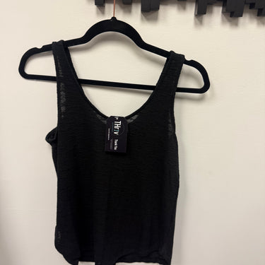 DOUBLE SCOOP SLUB NECK TANK TOP