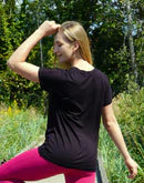 LOLA BAMBOO V-NECK TEE