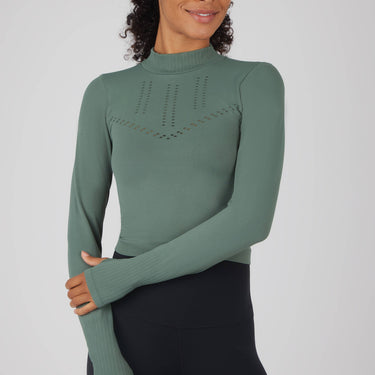 Women's Seamless Long Sleeve with Thumbholes