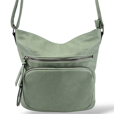 Vegan Leatherette Hobo Shoulder Bag