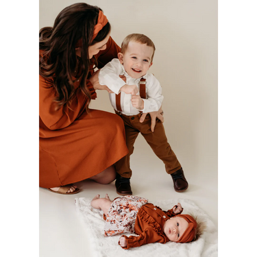 Toffee Brown Midi Mommy & Me Dresses - Women