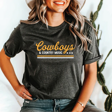 COWBOYS & COUNTRY MUSIC TEE