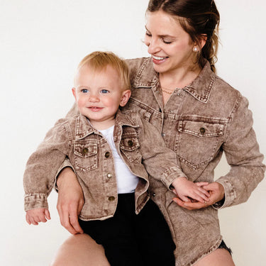 Baby/Kids Brown Denim Jacket